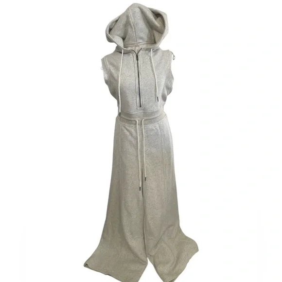 We the free making it jumpsuit, one piece, Heather grey Large - Picture 2 of 15